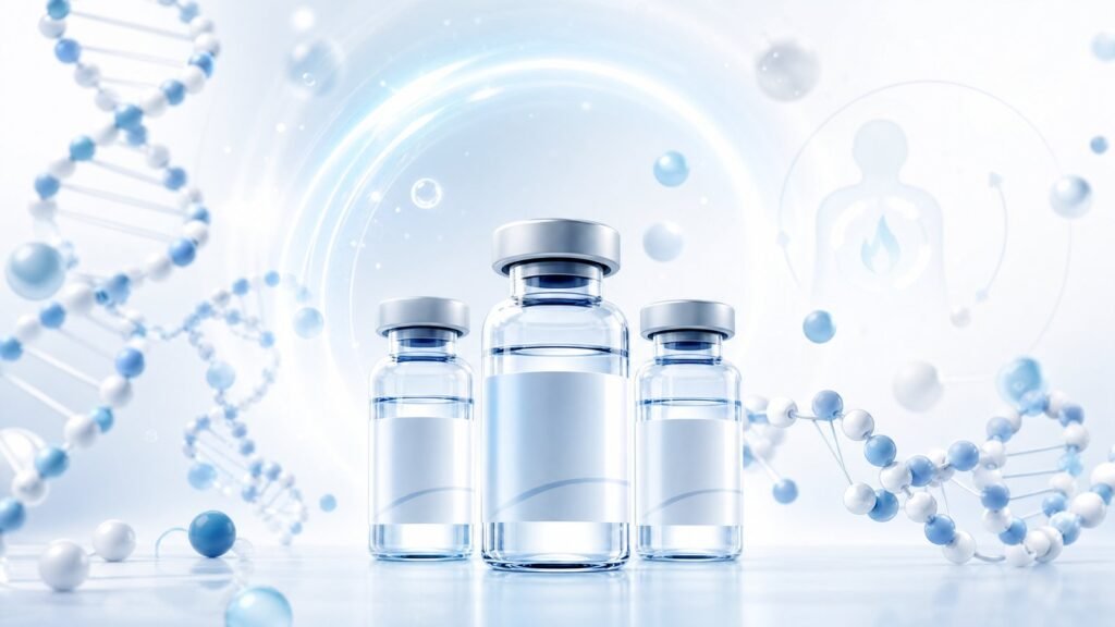 GLP-1 raziskovalni peptidi retatrutide semaglutide tirzepatide koncept metabolizma